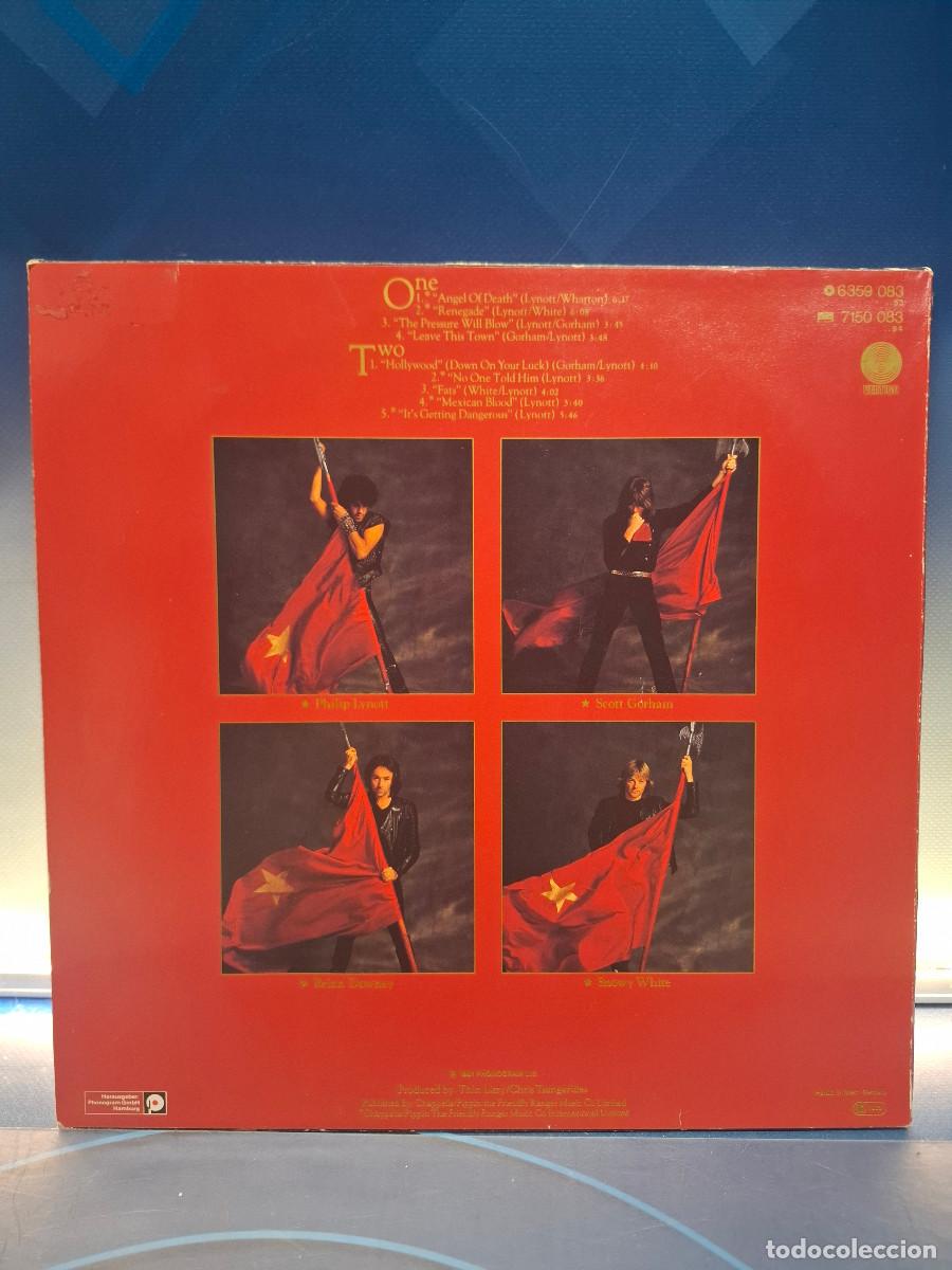 Discos de vinilo: Disco, Lp, Thin Lizzy, Renegade, 1981 - Foto 2