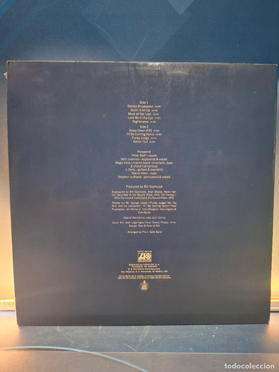 Discos de vinilo: Disco, Lp, J. Geils Band, Nightmares, 1974 - Foto 2