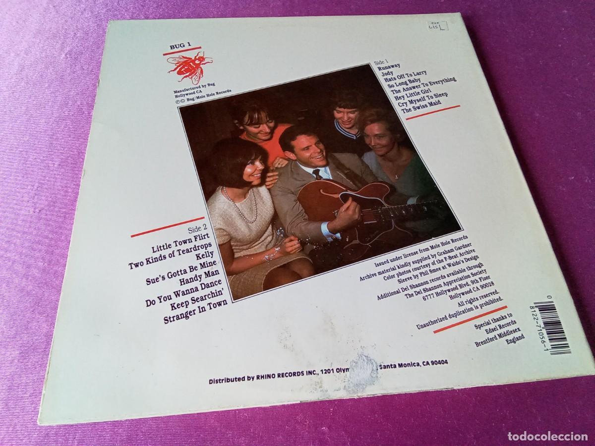 Discos de vinilo: RUNAWAY HITS ! DEL SHANNON LP MAC1 - Foto 4