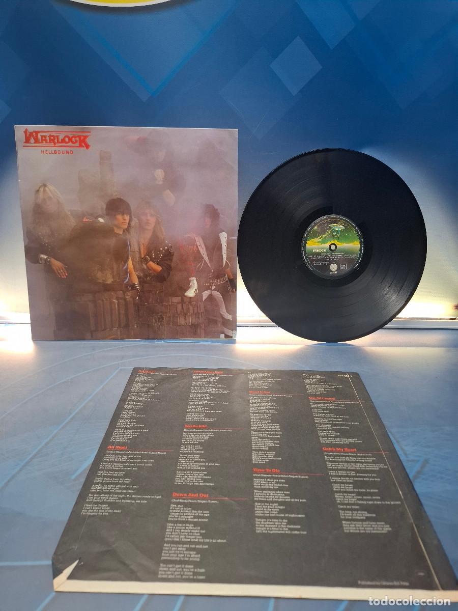 Discos de vinilo: Disco, Lp, Warlock, Hellbound, 1987 - Foto 4