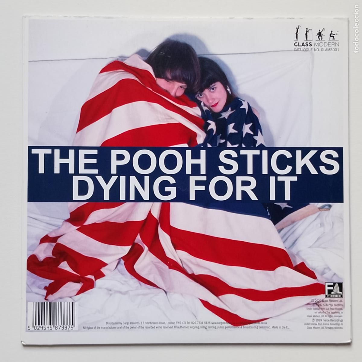 Discos de vinilo: The Vaselines/The Pooh Sticks-Dying For It (7'' Glass Modern) Record Store Day, Ltd Ed. Eugene Kelly