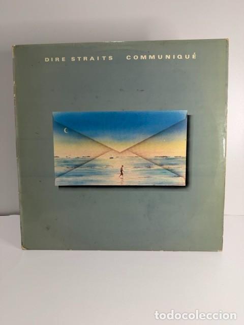 Discos de vinilo: DIRE STRAITS (LP) COMMUNIQU&Eacute; - A&Ntilde;O 1979 - ENCARTE CON LETRAS