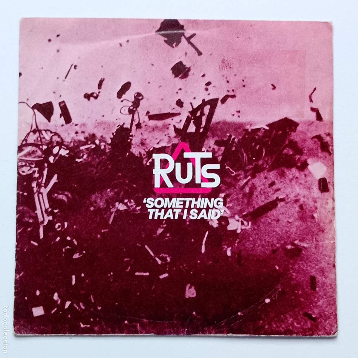 Discos de vinilo: Ruts-Something That I Said (7'' single Virgin 1979) punk. The Clash, The Skids, Stiff Little Fingers
