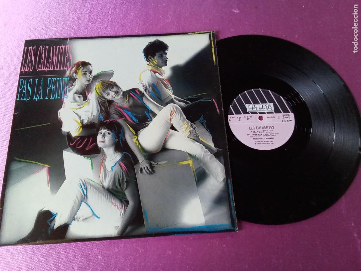 Discos de vinilo: LES CALAMITES PAS LA PEINE 1984 LP MAC1