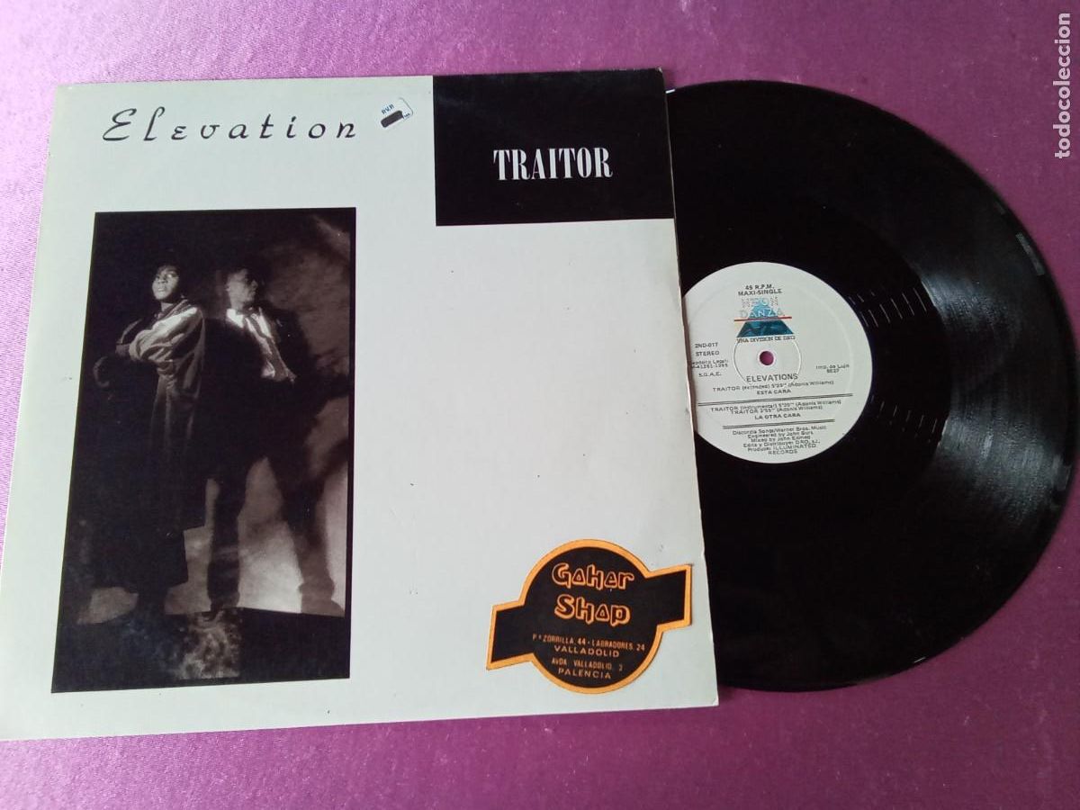 Discos de vinilo: ELEVATIONS ELEVATION TRAITOR 1985 LP MAC1 - Foto 1