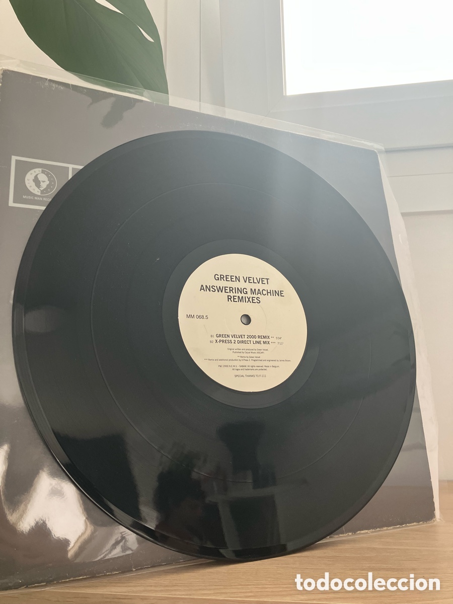 Discos de vinilo: Green Velvet -Answering Machine(Remixes) - Foto 3