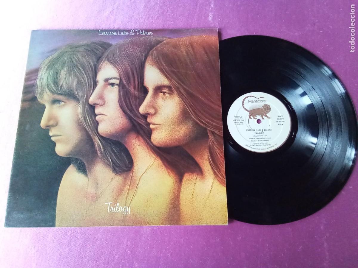 Discos de vinilo: EMERSON LAKE PALMER TRILOGY 1972 LP MAC1
