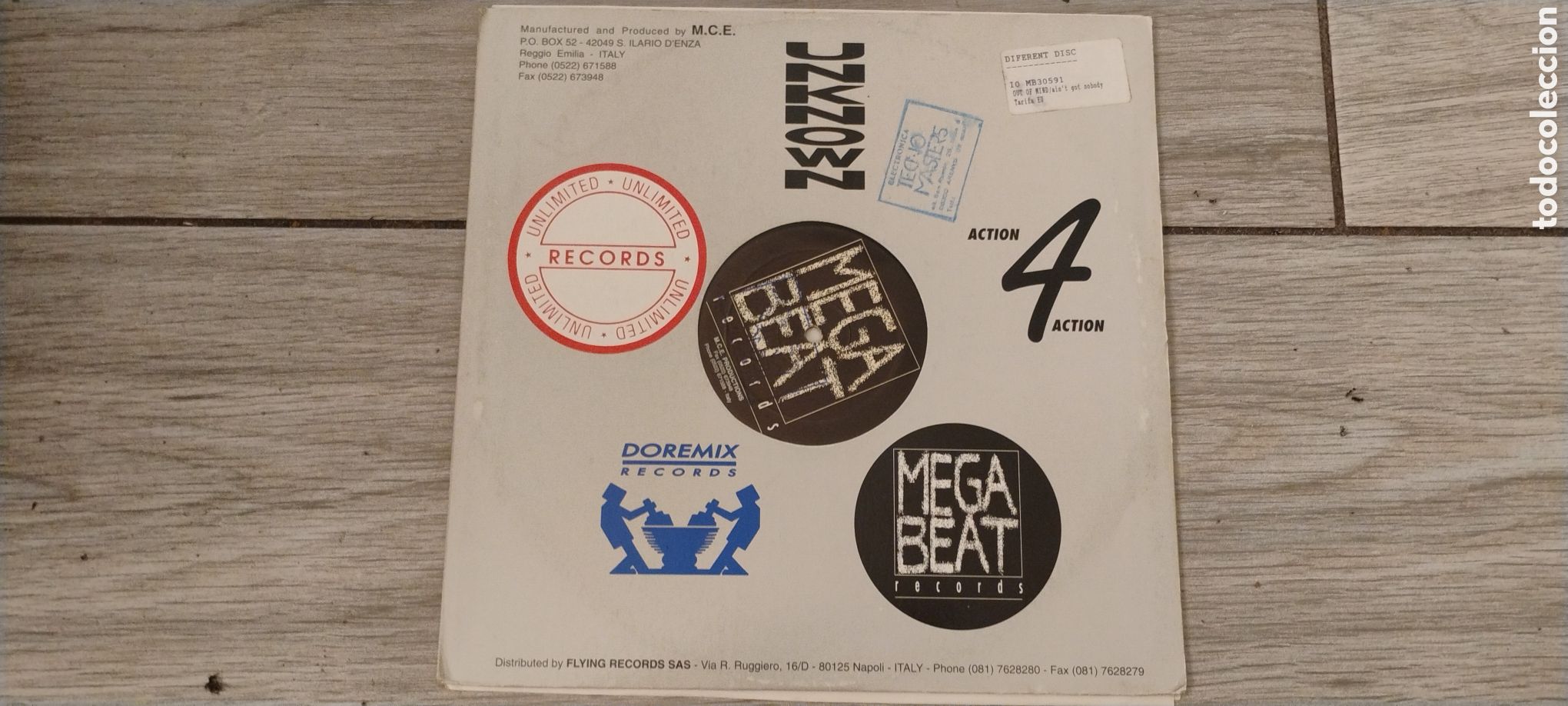 Discos de vinil: OUT OF MIND FEAT COOL DE SUCK - AIN&acute;T GOT NOBODY - MAXI - ITALY - MEGA BEAT RECORDS - IBL -