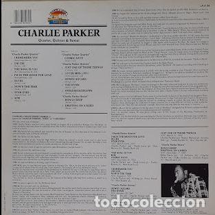 Discos de vinilo: Quartet, Quintet & Sextet - Charly Parker - Foto 2