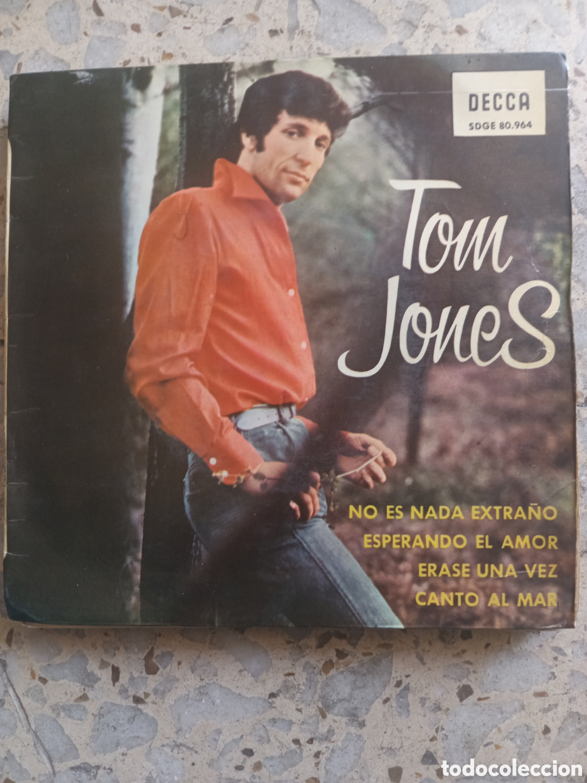 Discos de vinilo: EP TOM JONES NO ES NADA EXTRA&Ntilde;O 1965 - Foto 1