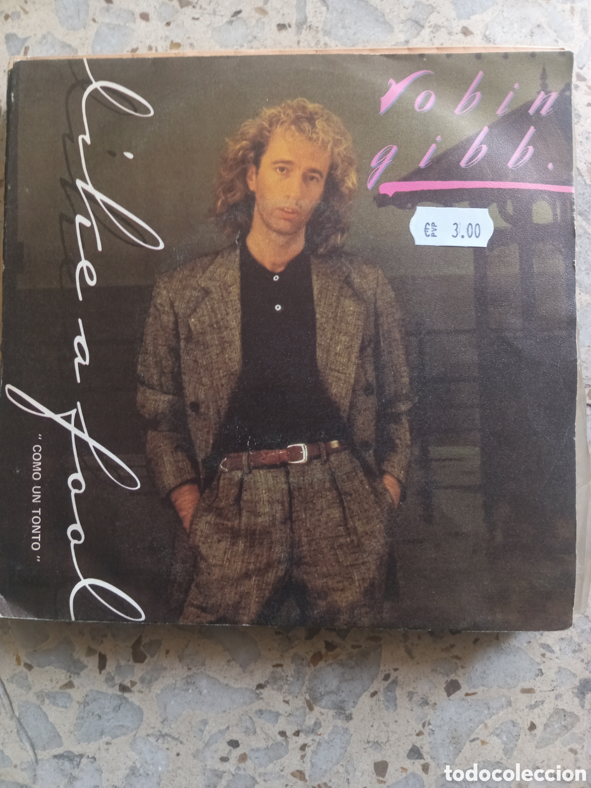 Discos de vinilo: SGL ROBIN GIBB LIKE A FOOL 1985 SPAIN