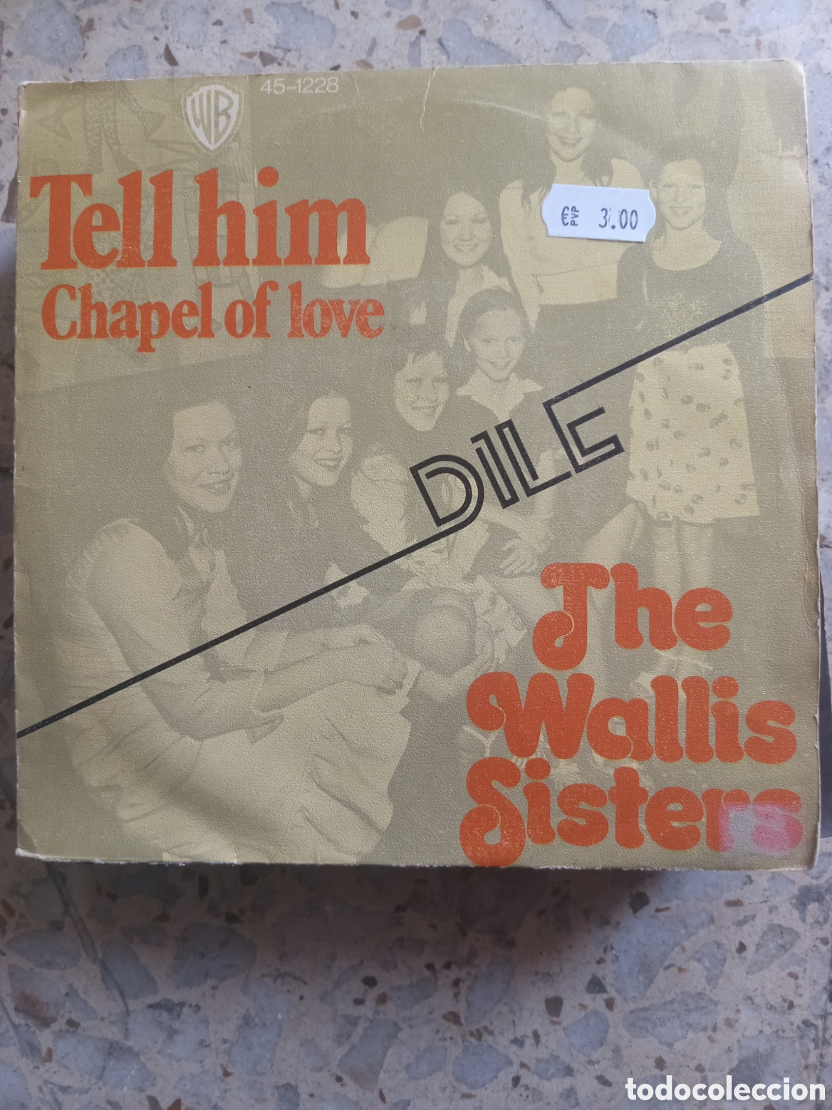 Vinyl records: SGL THE WALLIS SISTERS TELL HIM 1975