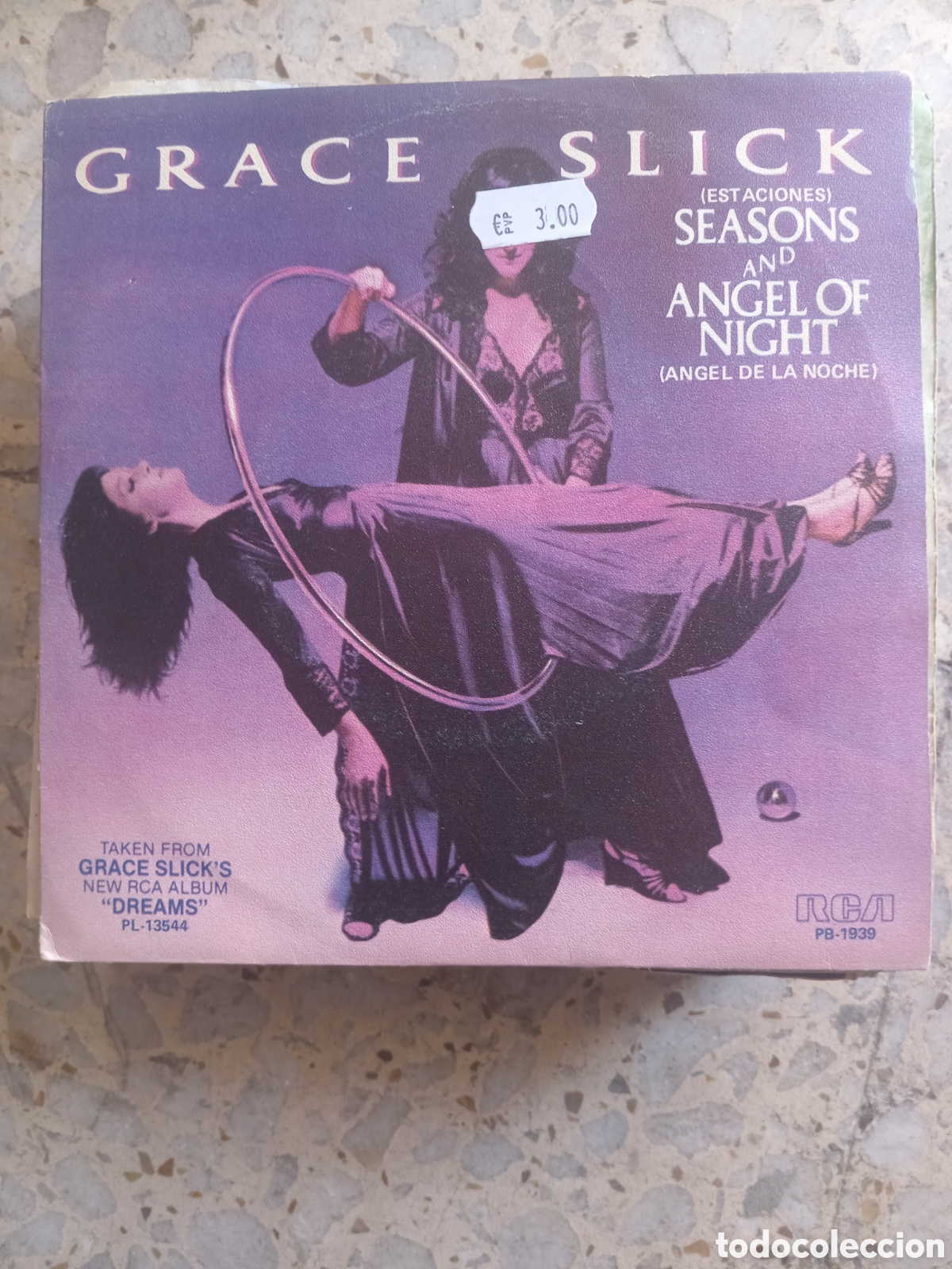 Discos de vinilo: SGL GRACE SLICK SEASONS ANGELS OF NIGHT 1980