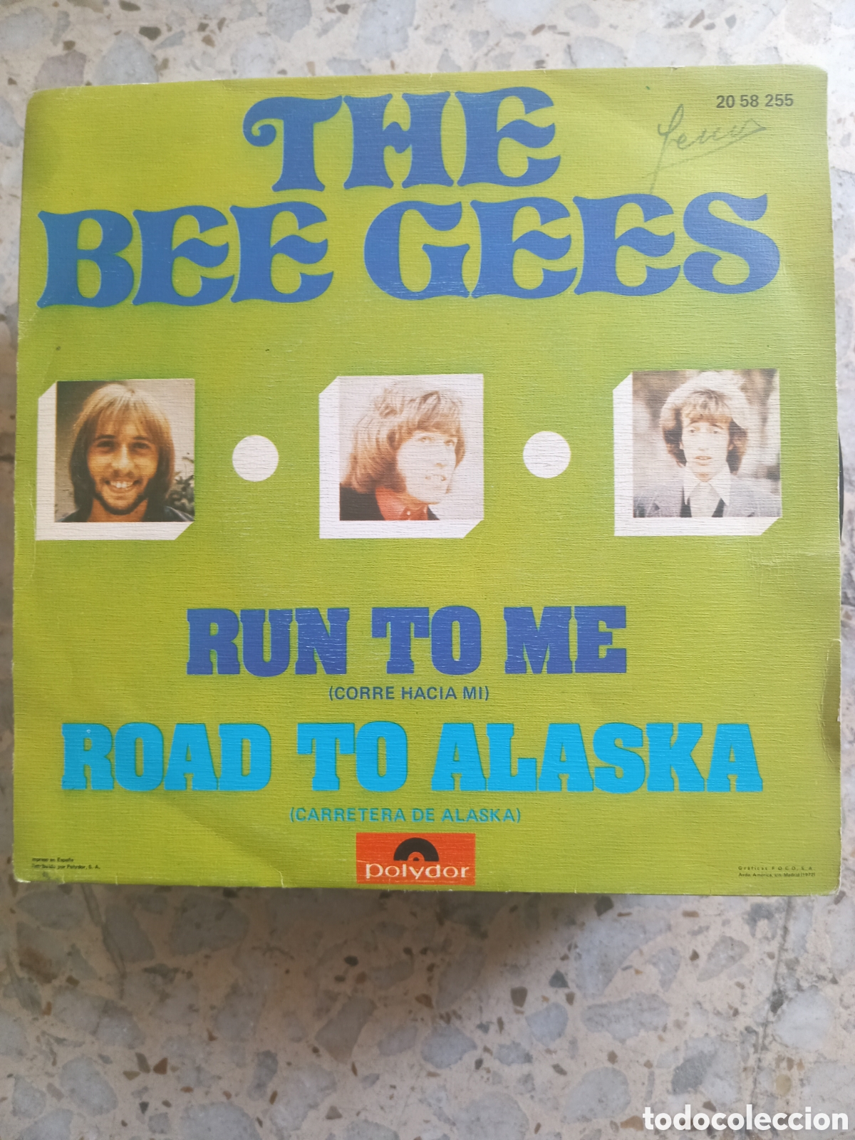 Discos de vinilo: SGL THE BEE GEES RUN TO ME 1972