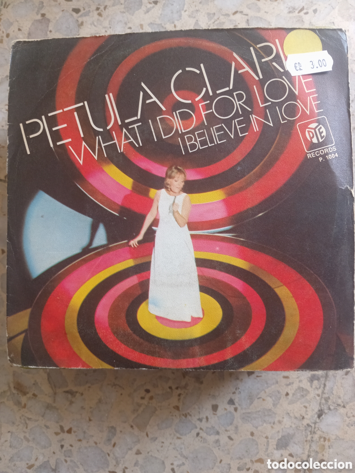 Discos de vinilo: SGL PETULA CLARK WHAT I DID FOR LOVE 1975
