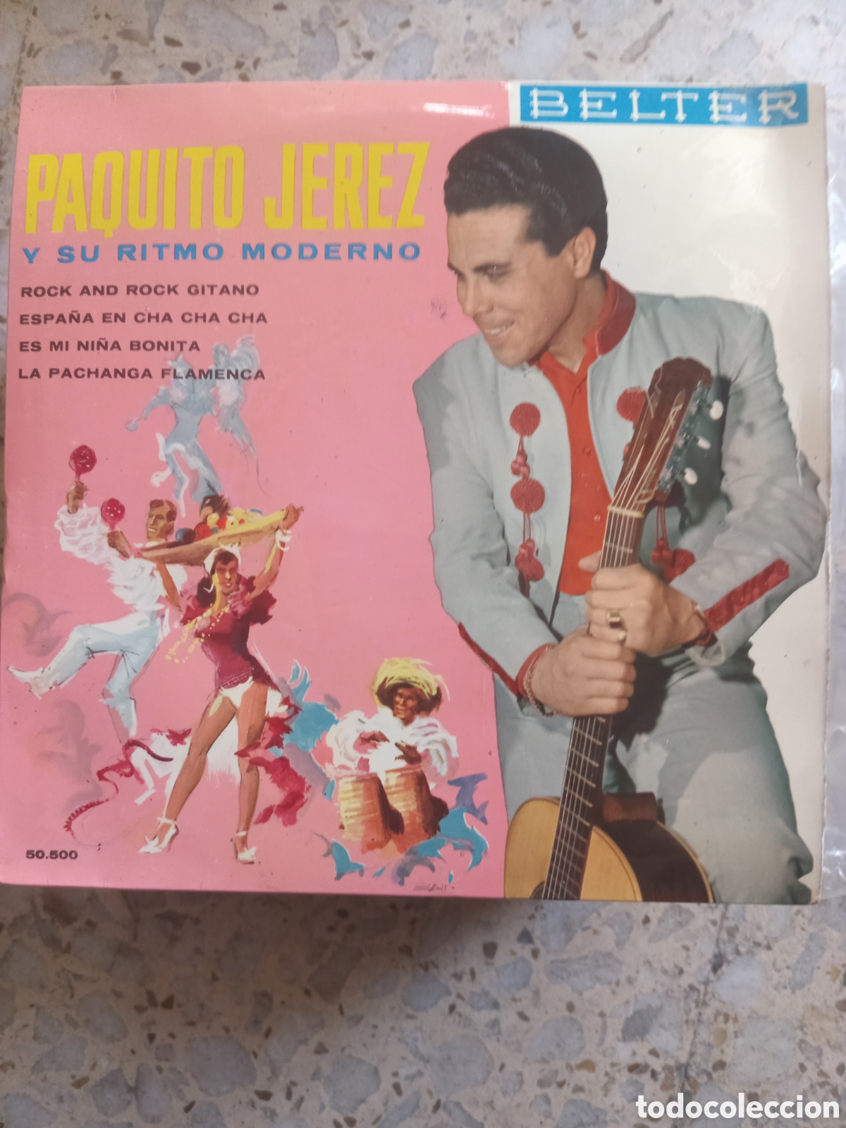 Discos de vinilo: EP PAQUITO JEREZ ROCK AND ROCK GITANO 1961