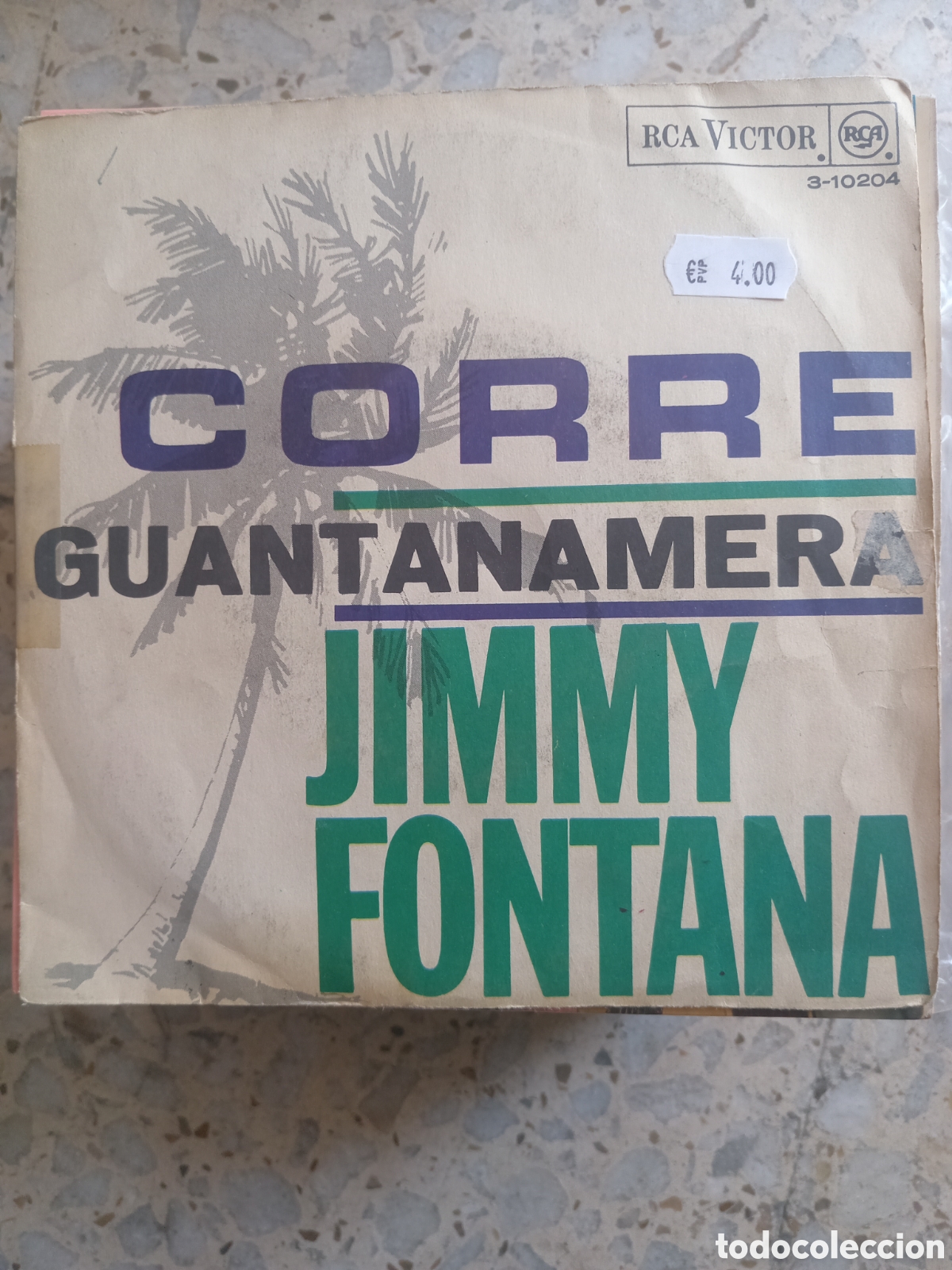 Discos de vinilo: SGL JIMMY FONTANA CORRI CORRE GUANTANAMERA 1966
