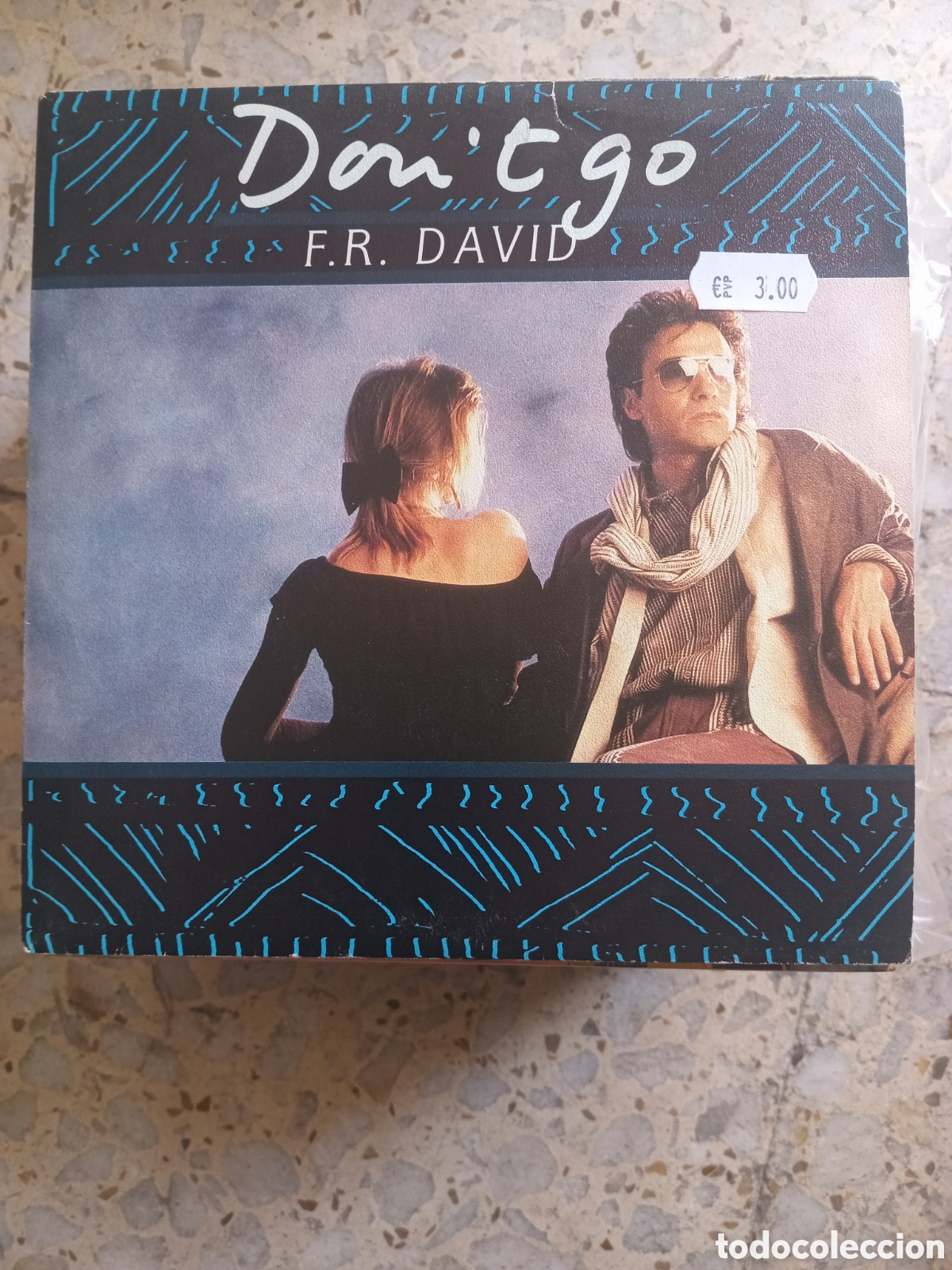 Discos de vinilo: SGL FR DAVID DON&acute;T GO 1987 PROMO CARA A