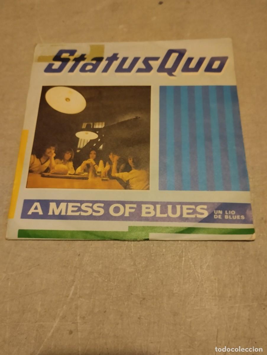 Discos de vinilo: STATUS QUO SG A MESS OF BLUES