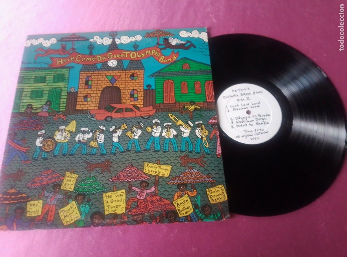 Discos de vinilo: HERE COME DA GREAT OLYMPIA BAND OF NEW ORLEANS LP L31 3