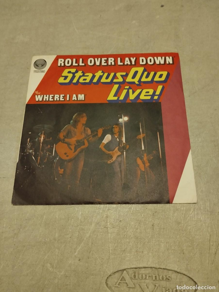 Discos de vinilo: STATUS QUO SG ROLL OVER LADY DOWN - Foto 1