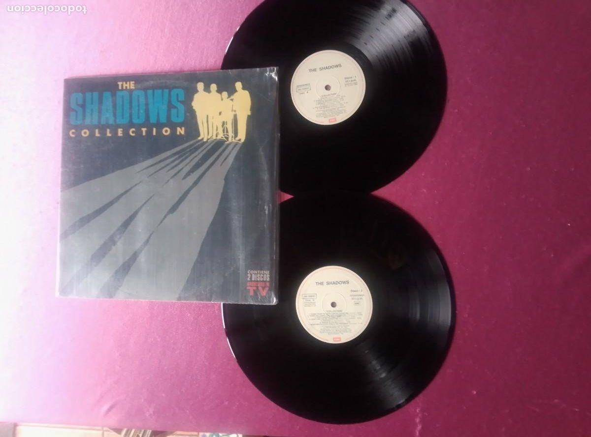 Discos de vinilo: THE SHADOWS COLLECTION APACHE SAVAGE DOBLE 1991 LP L31 3 - Foto 1