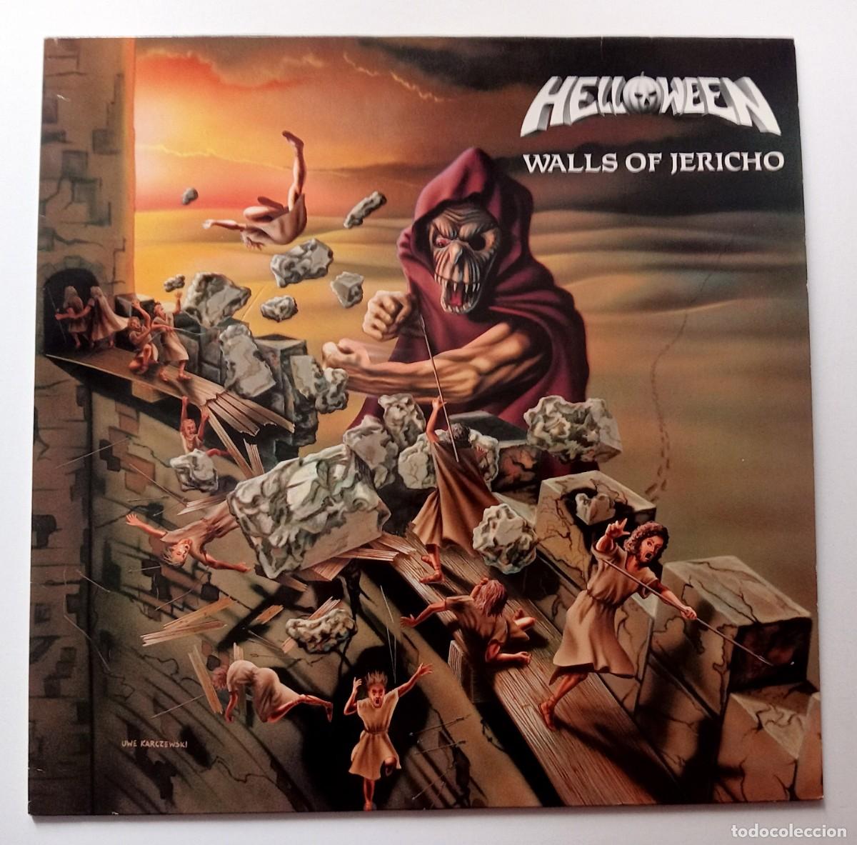 Discos de vinilo: LP HELLOWEEN - WALLS OF JERICHO - Foto 1