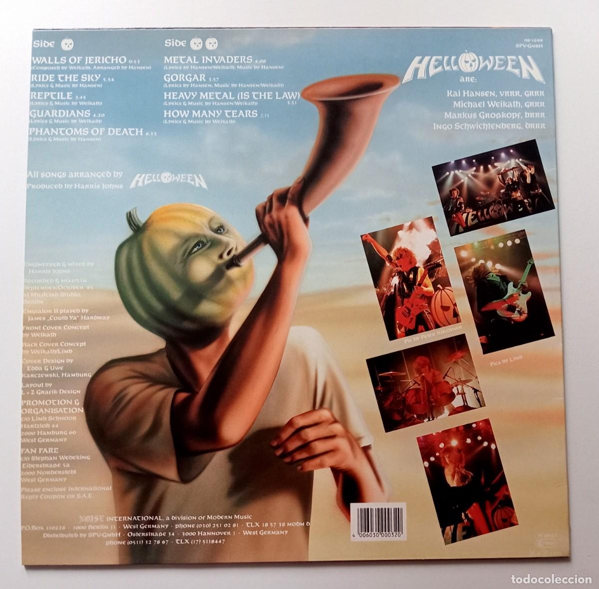 Discos de vinilo: LP HELLOWEEN - WALLS OF JERICHO - Foto 2