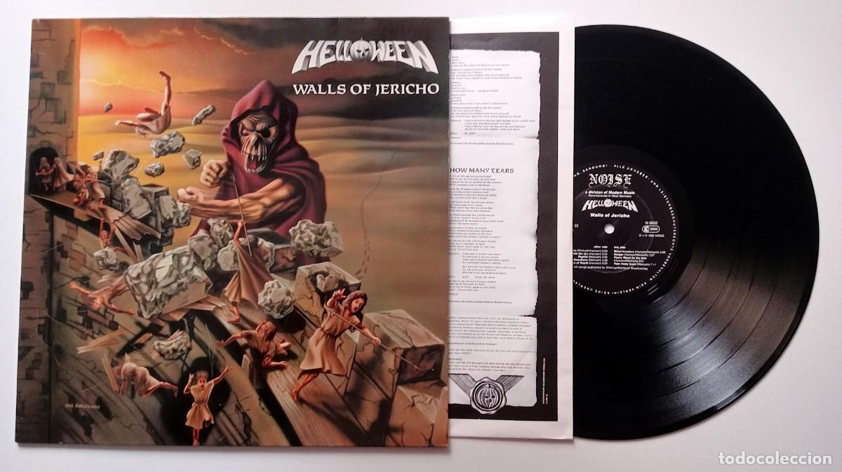 Discos de vinilo: LP HELLOWEEN - WALLS OF JERICHO - Foto 3