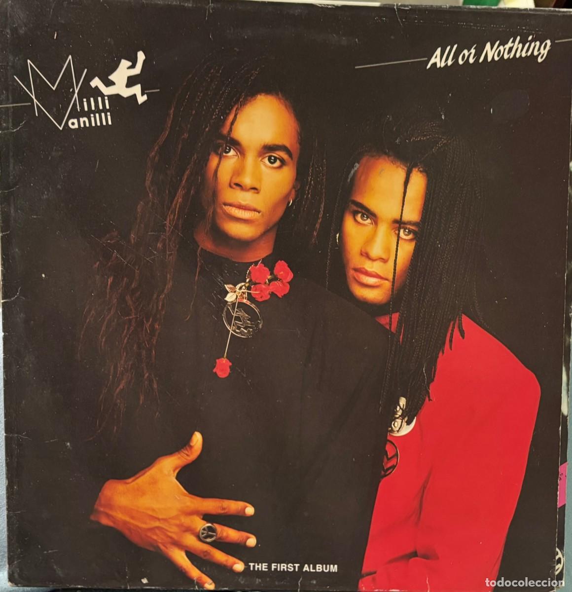 Discos de vinilo: LP MILLI VANILLI-ALL OR NOTHING. LP-GEXT-843