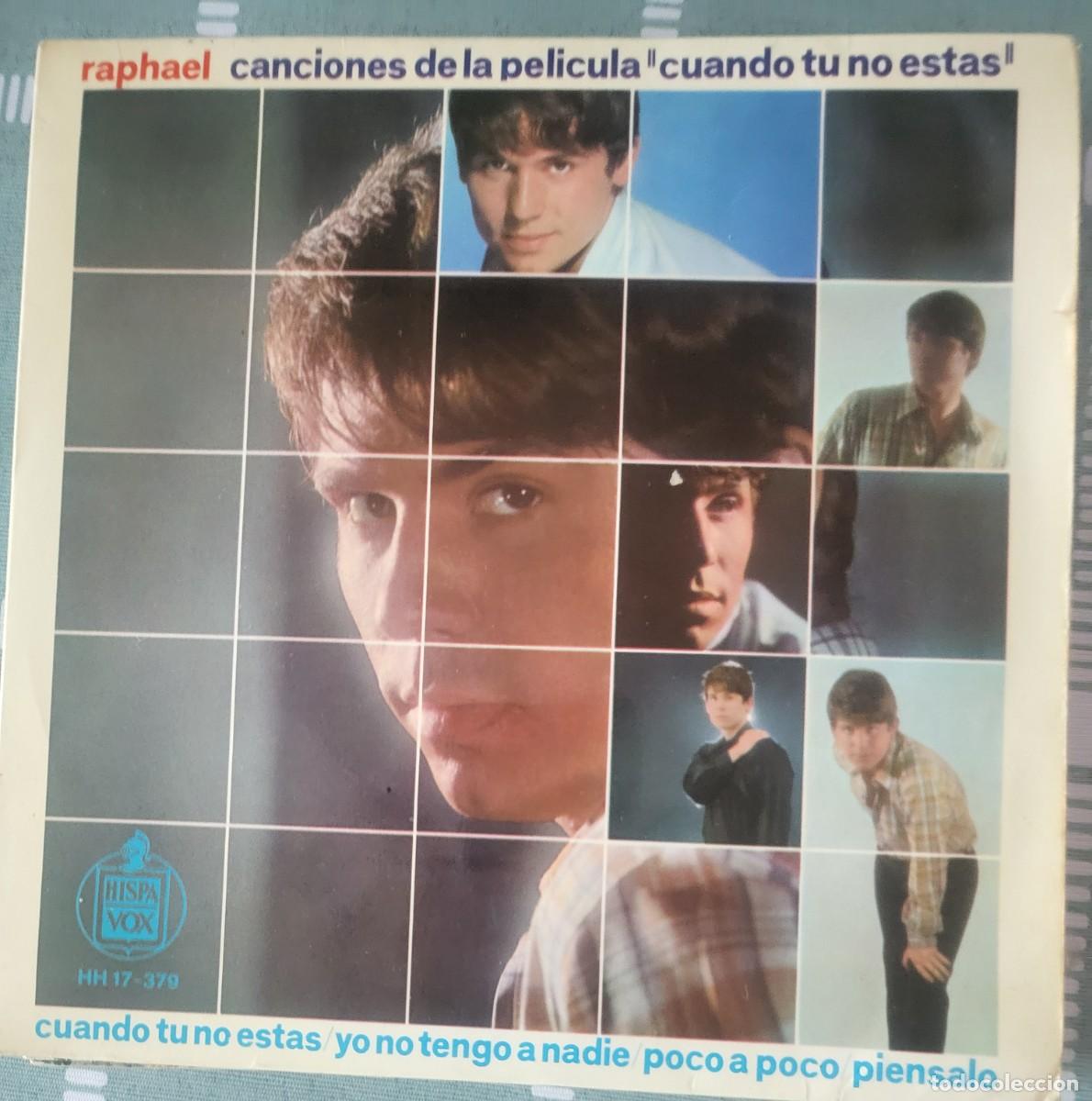 Discos de vinilo: Raphael Ep sello Hispavox editado en Espa&ntilde;a a&ntilde;o 1966...