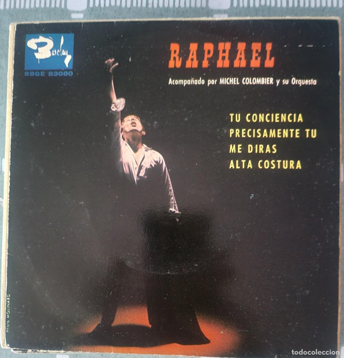 Discos de vinilo: Raphael Ep sello Barclay editado en Espa&ntilde;a a&ntilde;o 1963...