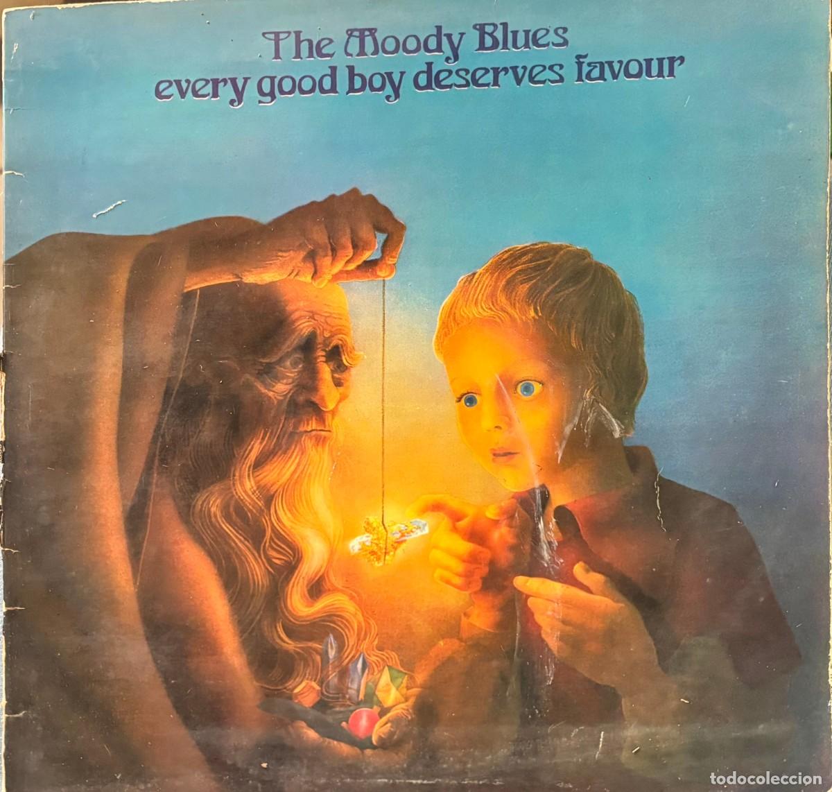 Discos de vinilo: LP THE MOODY BLUES-EVERY GOOD BOY DESERVES FAVOUR. LP-GEXT-846