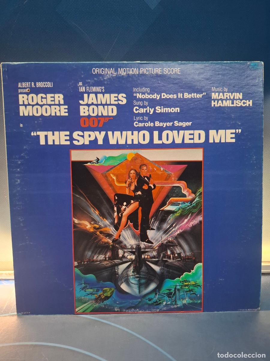Discos de vinilo: Disco, Lp, Marvin Hamlisch, The Spy Who Loved Me, 1977
