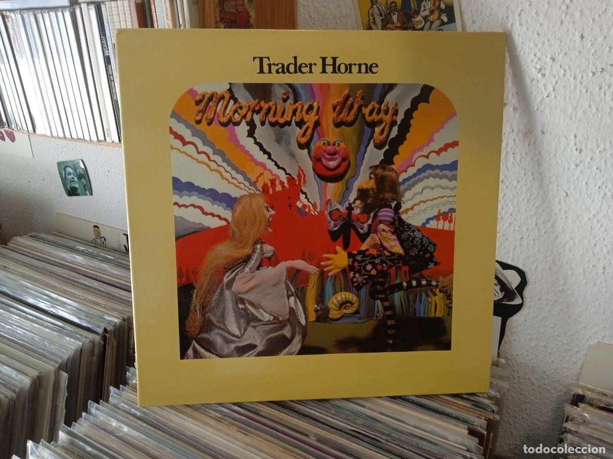 Discos de vinilo: Trader Horne &ndash; Morning Way. Lp reed Italia 2000 de lp 1970. Gatefold. Sello akarma
