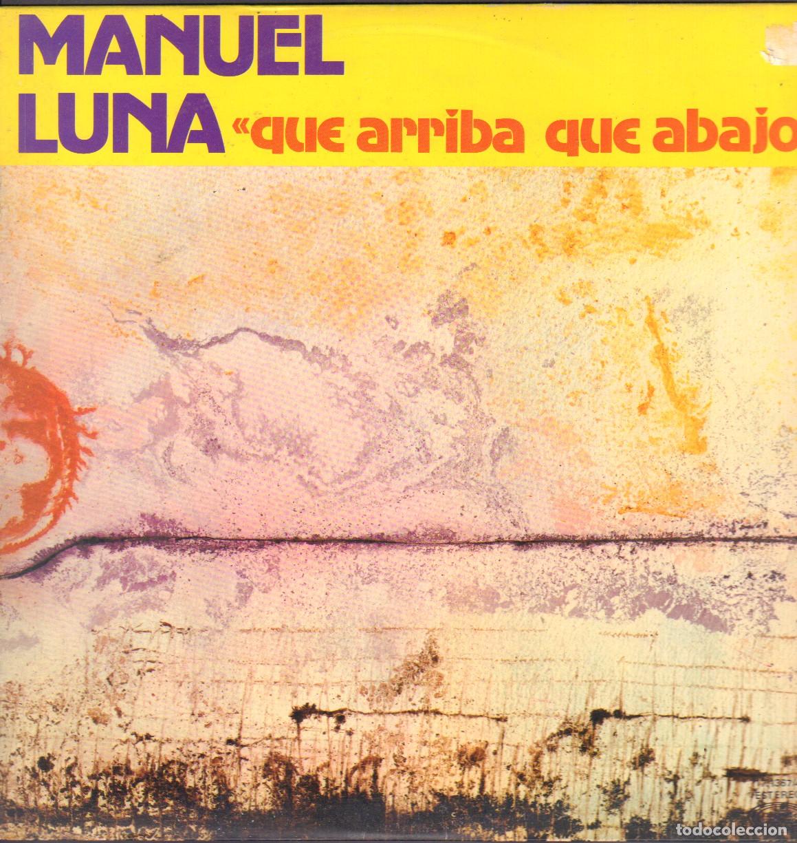 Discos de vinilo: MANUEL LUNA - QUE ARRIBA QUE ABAJO / DANZA DEL DIABLO, MALAGUE&Ntilde;A.../ LP MOVIEPLAY 1974 RF-25942