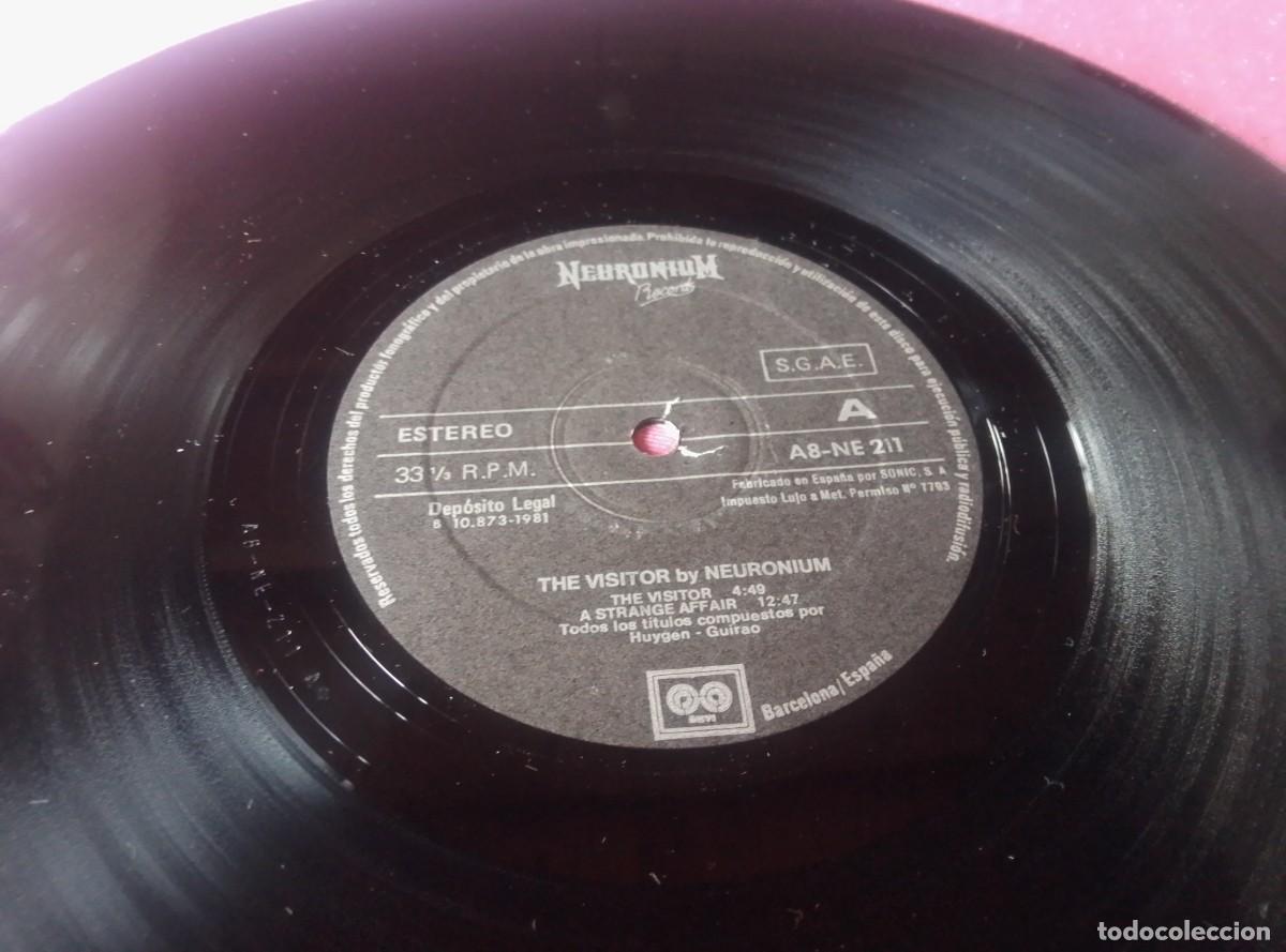 Discos de vinilo: THE VISITOR BY NEURONIUM 1981 LP L31 3 - Foto 3
