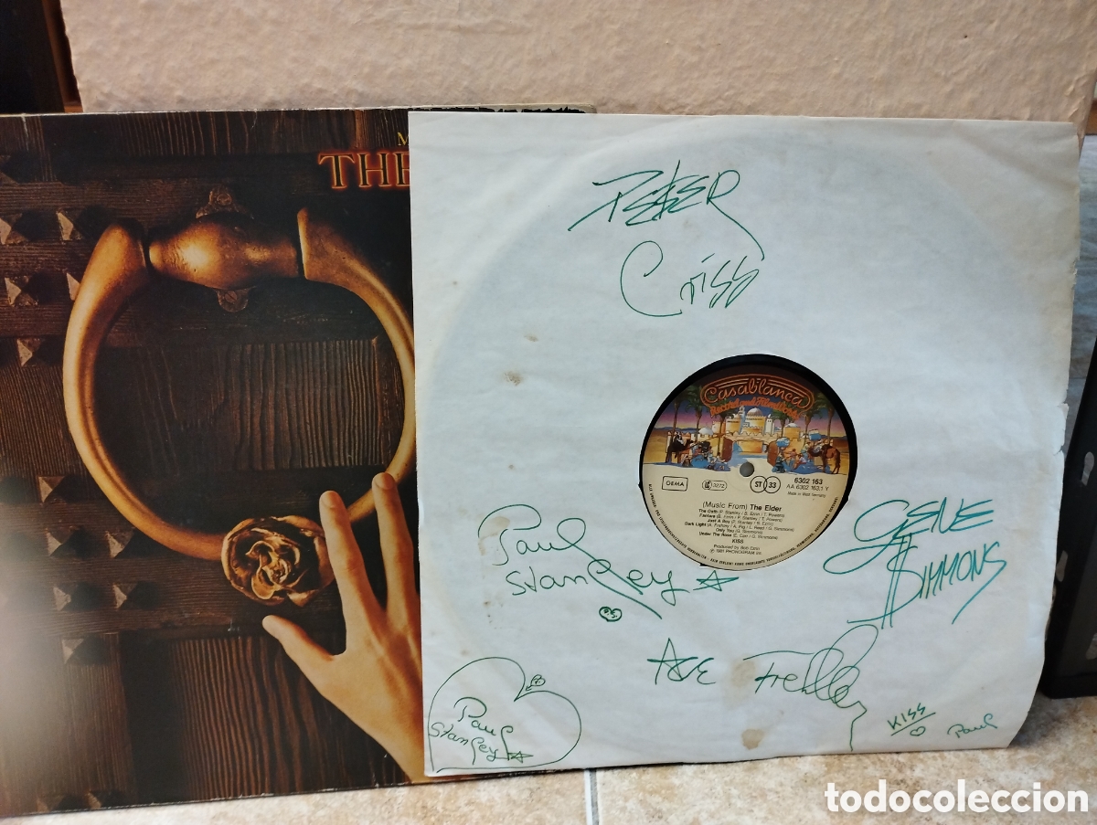 Discos de vinilo: Kiss aut&oacute;grafiado lp - Foto 4