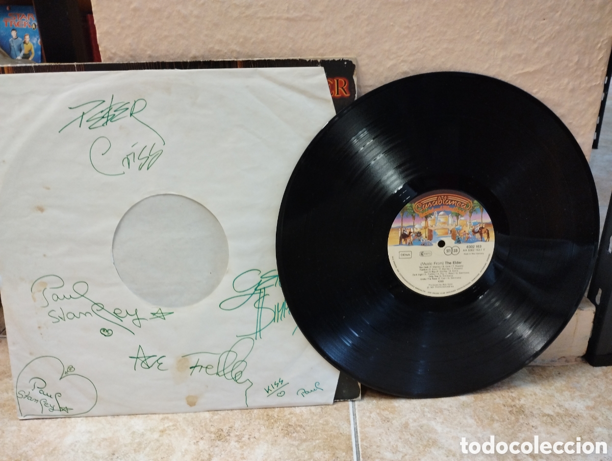 Discos de vinilo: Kiss aut&oacute;grafiado lp - Foto 6
