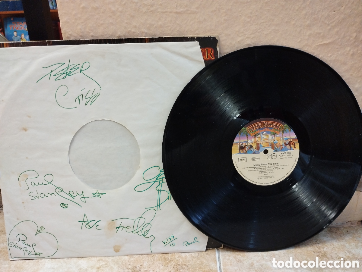 Discos de vinilo: Kiss aut&oacute;grafiado lp - Foto 8