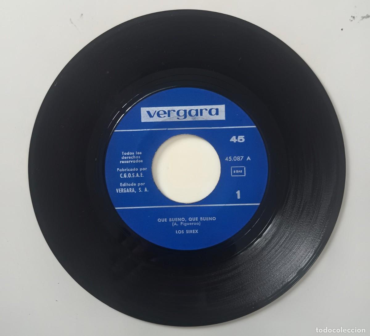 Discos de vinilo: Los Sirex, Que bueno Ep 1965 - Foto 3