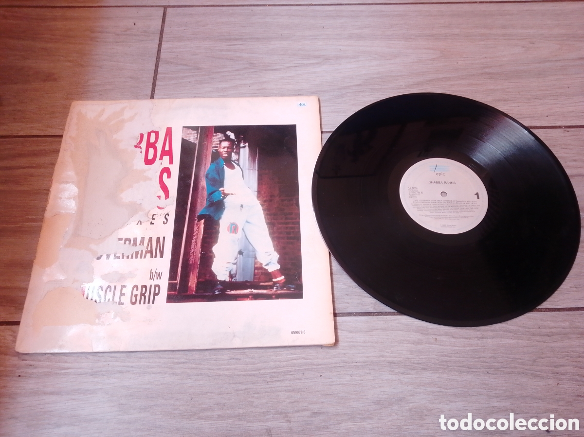 Discos de vinilo: SHABBA RANKS - MR. LOVERMAN - MAXI - UK/EUROPA - EPIC - PLS 104 - L -