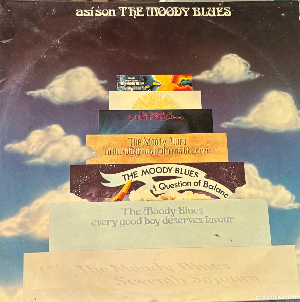 Discos de vinilo: LP DOBLE THE MOODY BLUES-ASI SON THE MOODY BLUES. LP-GEXT-848