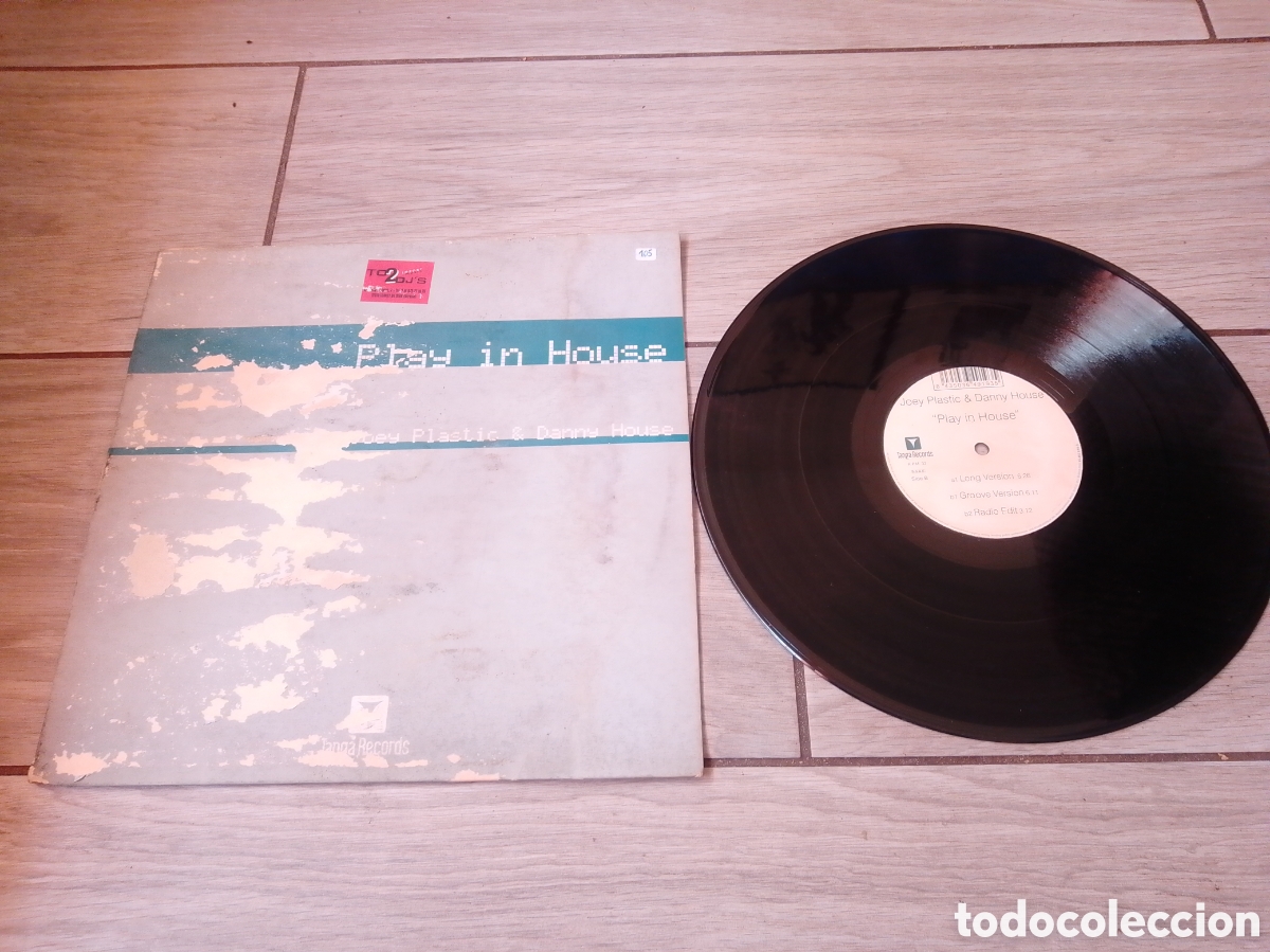 Discos de vinilo: JOEY PLASTIC & DANNY HOUSE - PLAY IN HOUSE - MAXI - SPAIN - TANGA RECORDS - PLS 105 - L -