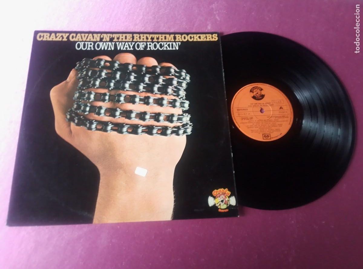 Discos de vinilo: CRAZY CAVAN THE RHYTHM ROCKERS 1977 LP L31 3