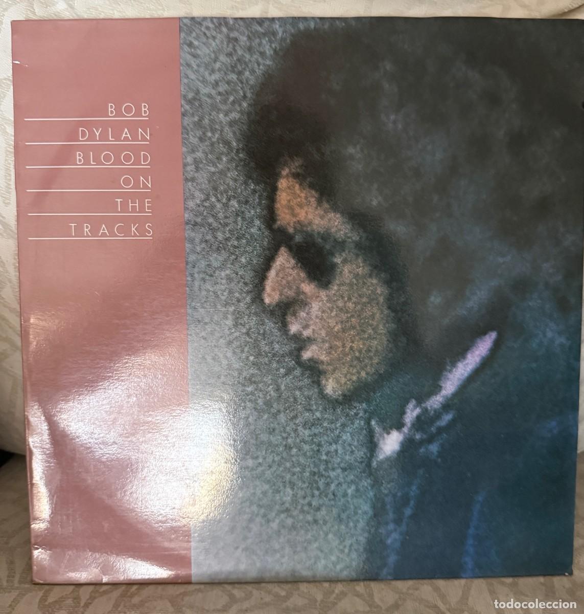 Discos de vinilo: Bob Dylan &lrm;&ndash; Blood On The Tracks. Vinilo. Vg.Vg.Disco promocional. 1983.R