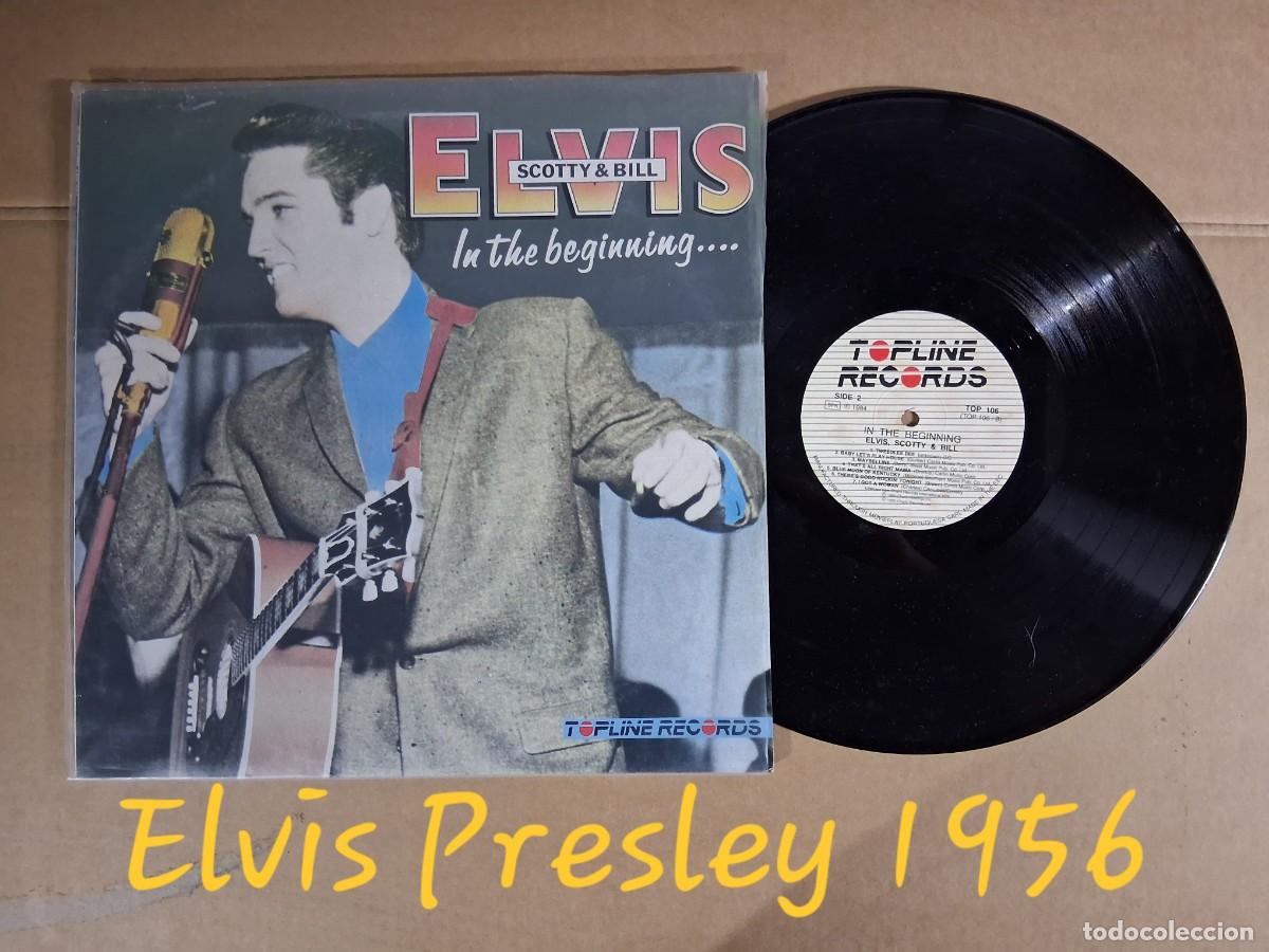 Discos de vinilo: Elvis Presley, Scotty Moore y Bill Black 1956 LP