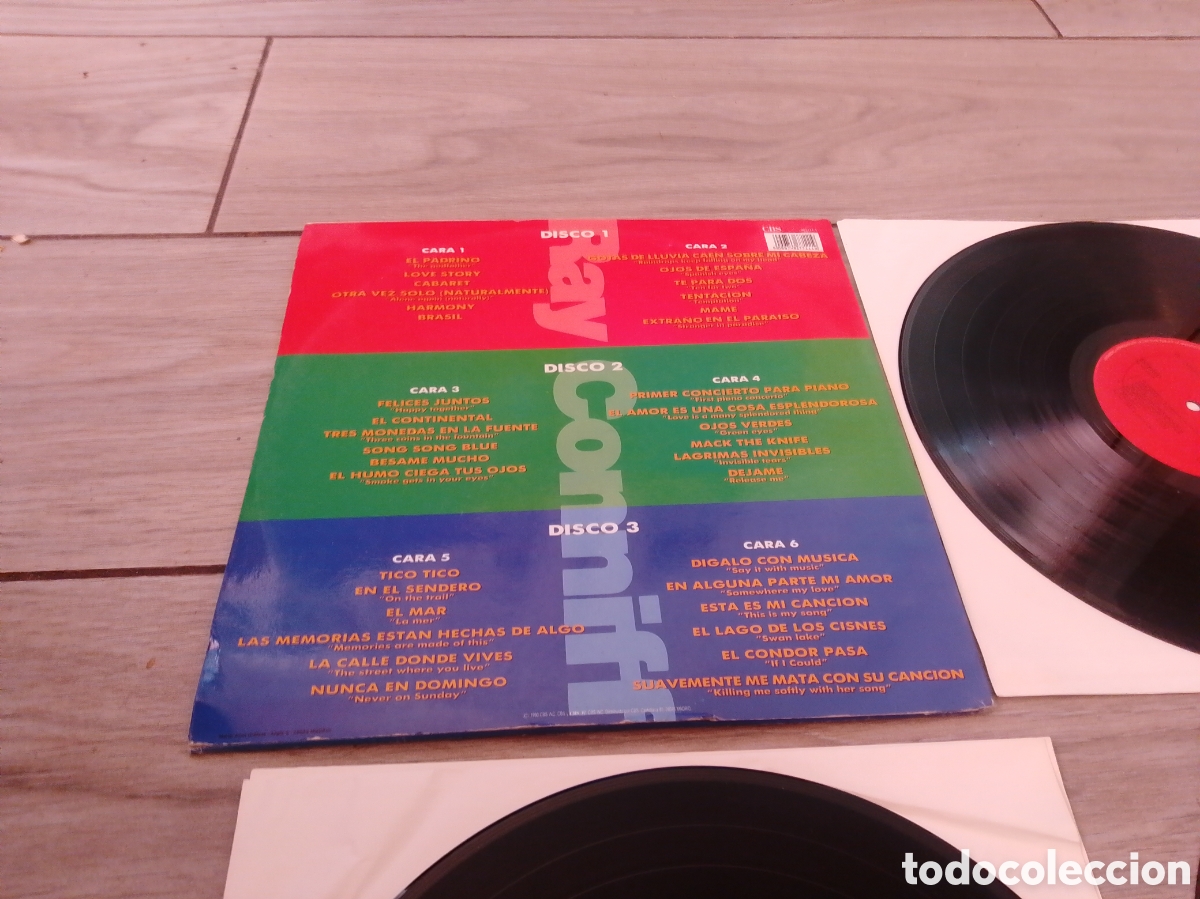 Discos de vinilo: RAY CONNIFF - 30 GRANDES &Eacute;XITOS - 3LPS - SPAIN - CBS - L - - Foto 2