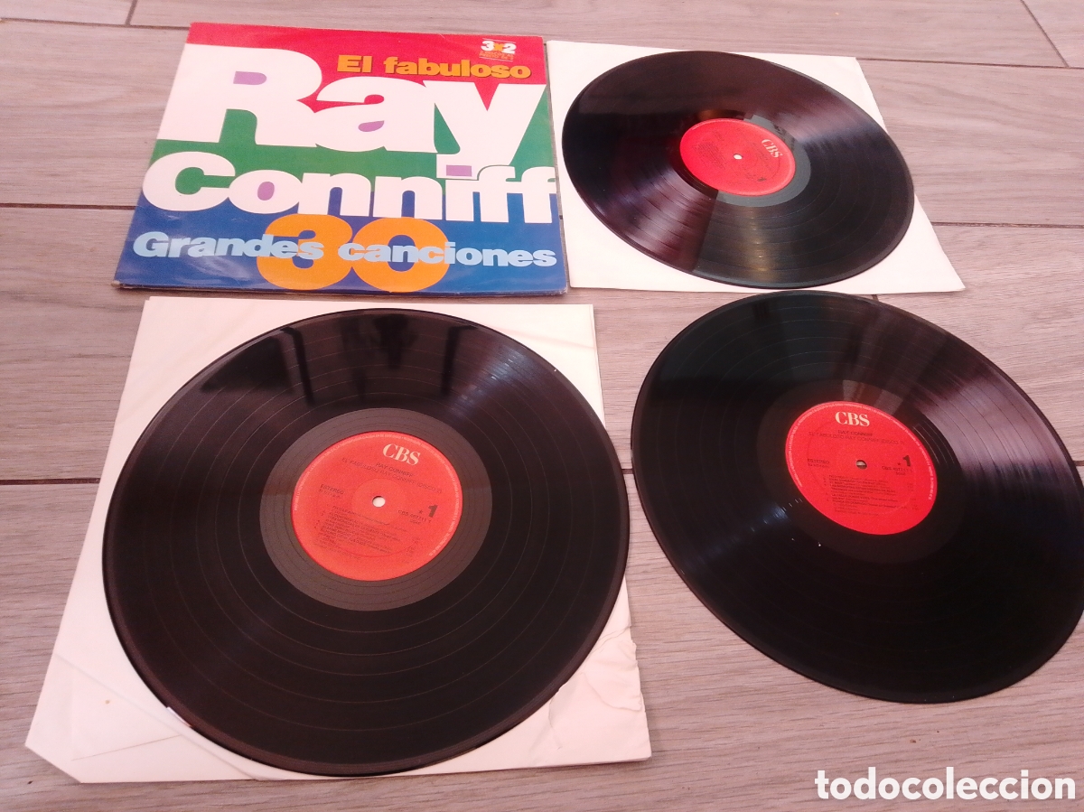 Discos de vinilo: RAY CONNIFF - 30 GRANDES &Eacute;XITOS - 3LPS - SPAIN - CBS - L -
