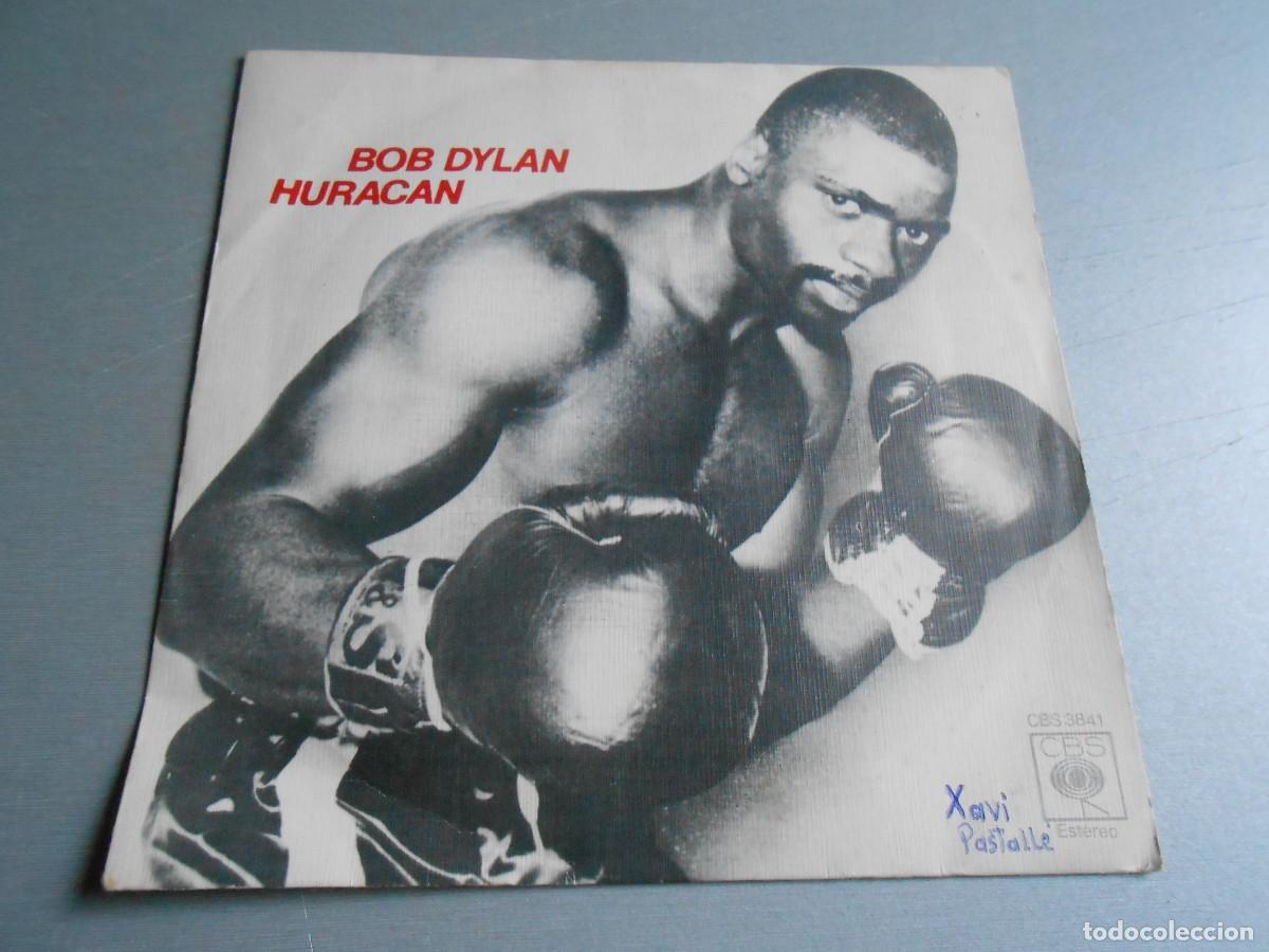 Discos de vinilo: BOB DYLAN, SG, HURACAN + 1, A&Ntilde;O 1975, CBS 3841